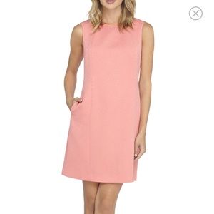 Brand new, WHITE,  4 Tahari Jacquard Shift Dress